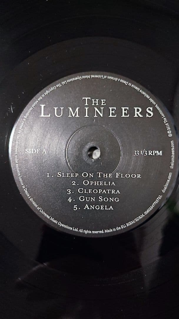 ルミニアーズ　レコード　4枚セット　The Lumineers