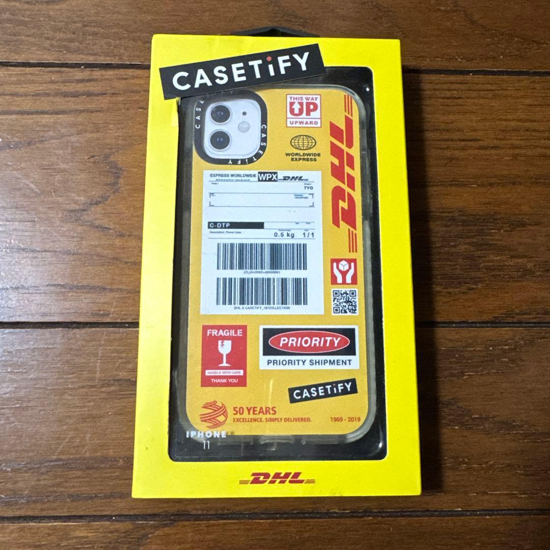 CASSETiFY iPhone 11用ケース DHLコラボ