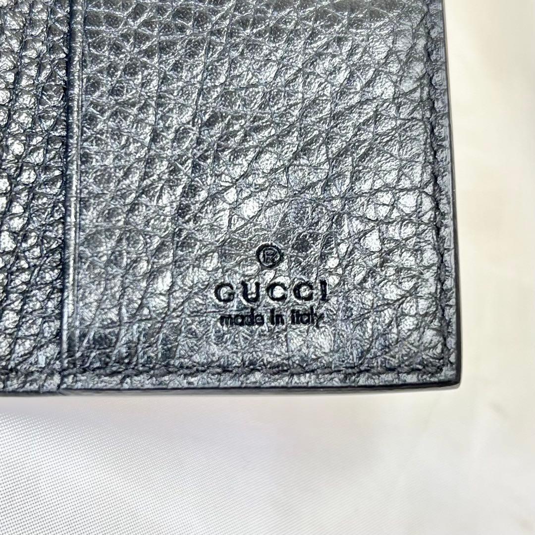 【極美品】　グッチ　GGメタル　6連 キーケース　キーフック　キーリング　シボ革