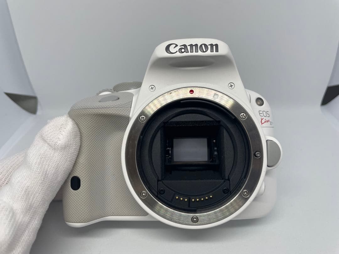 【中古】Canon EOS Kiss X7 白 レンズ3本セット