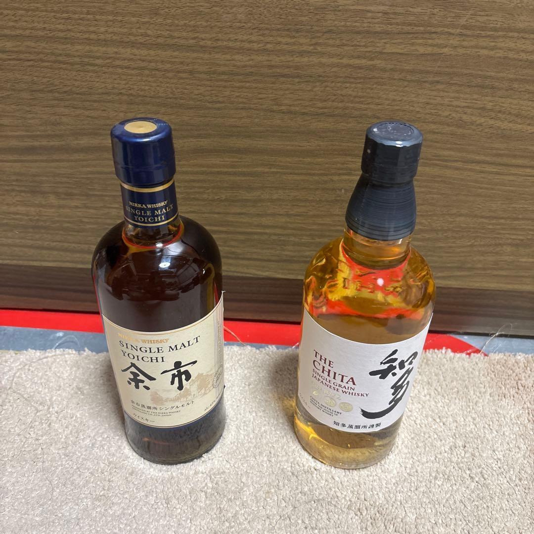 余市 シングルモルト & 知多 ブレンデッドウイスキー