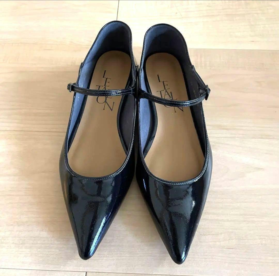 ルタロン＊美品＊ポインテッド ワンストラップ ＊23cm