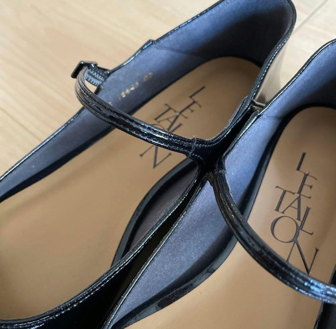 ルタロン＊美品＊ポインテッド ワンストラップ ＊23cm