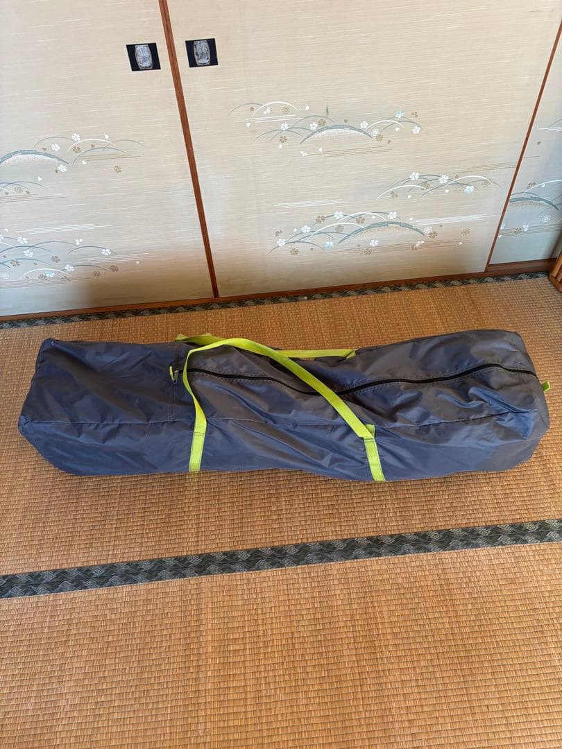 わかさぎ用DOD ドーム型キャンプテント 蛍光グリーン