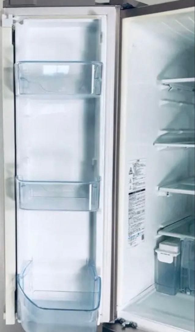 【最終】TOSHIBA 6ドア冷蔵庫　501L•フレンチドアレディッシュゴールド