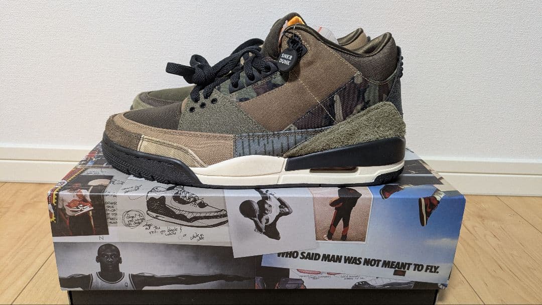 シューズ(男性用) Nike AirJordan3 Retro Patchwork 26.5cm