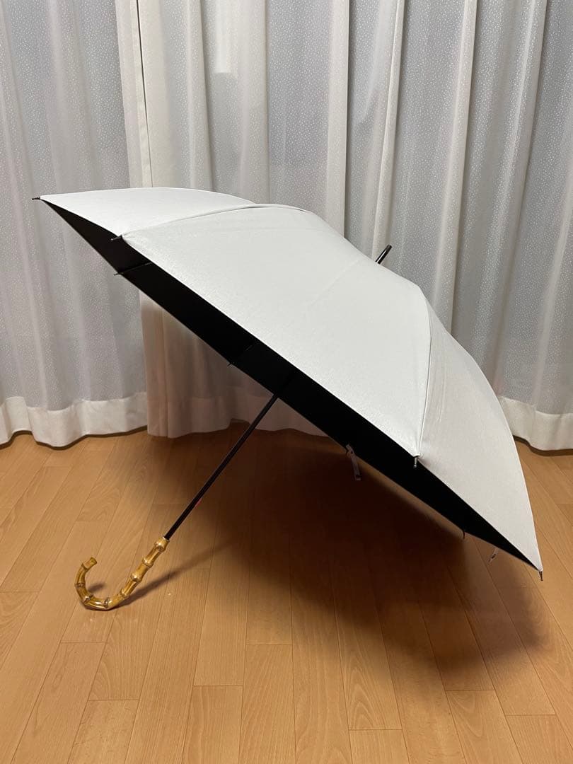 サンバリア100 長傘 Lサイズ moku アイボリー 竹手元