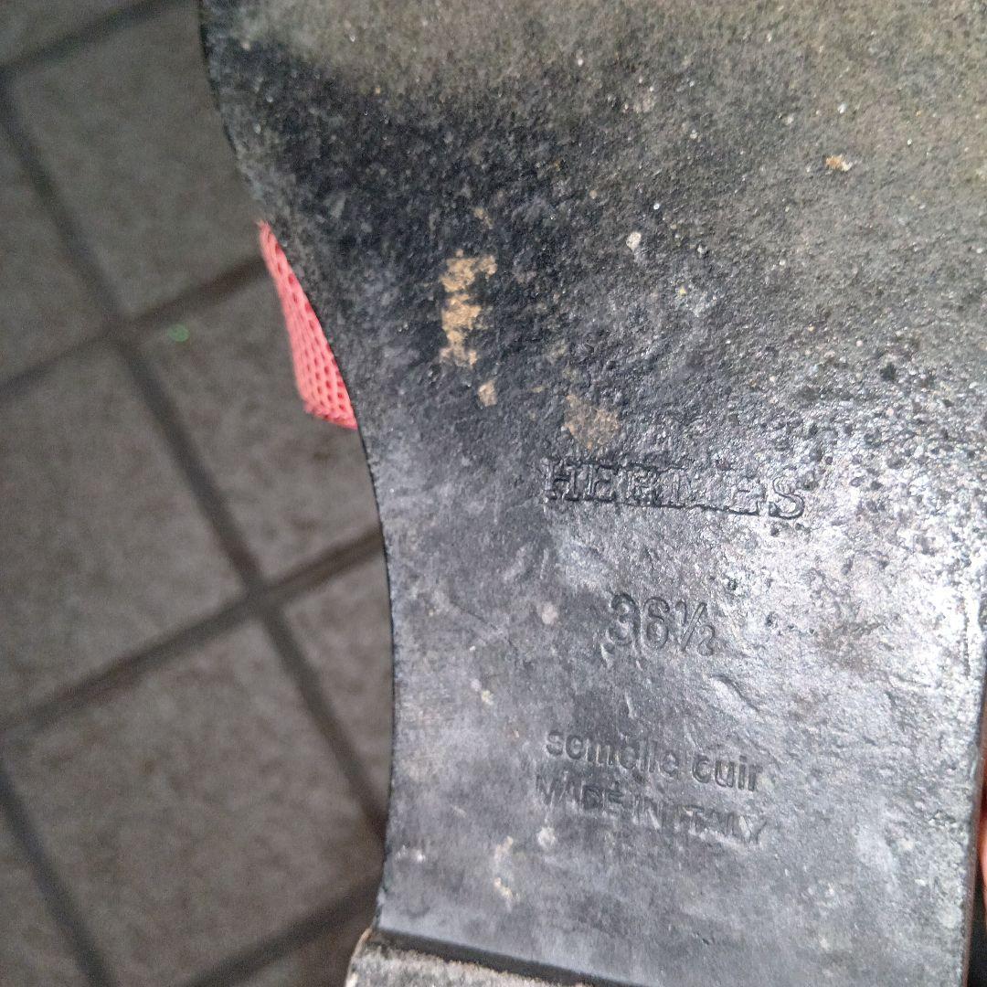 HERMES　エルメス　オラン　リザード　サンダル