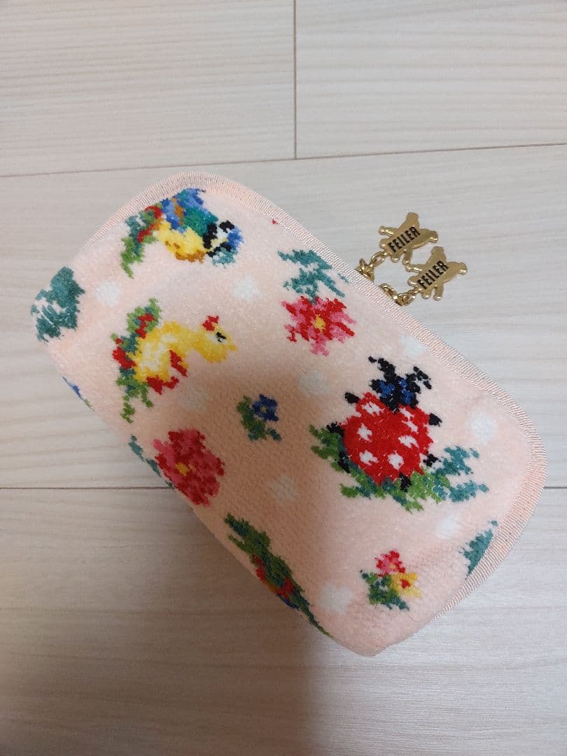 フェイラー ハイジドット 便利ポーチ WEB限定 ペールアプリコット