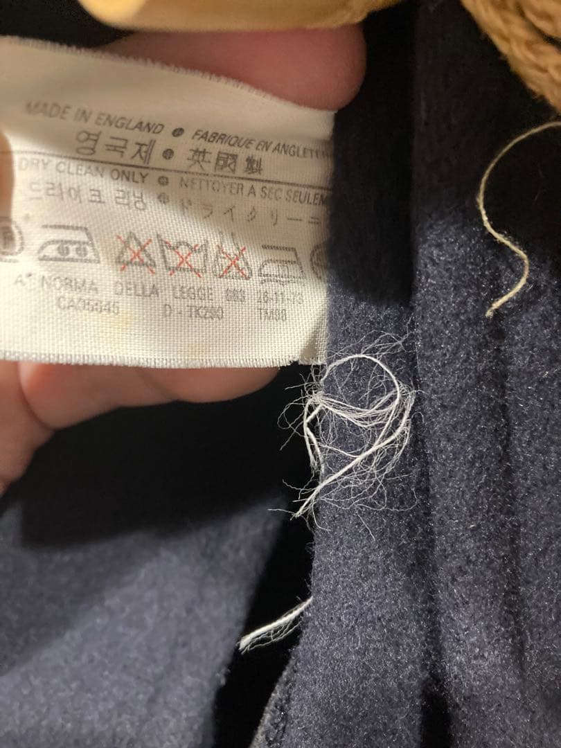 groverall ダッフル モンティ コート 英国製 肉厚 美品 ネイビー 紺