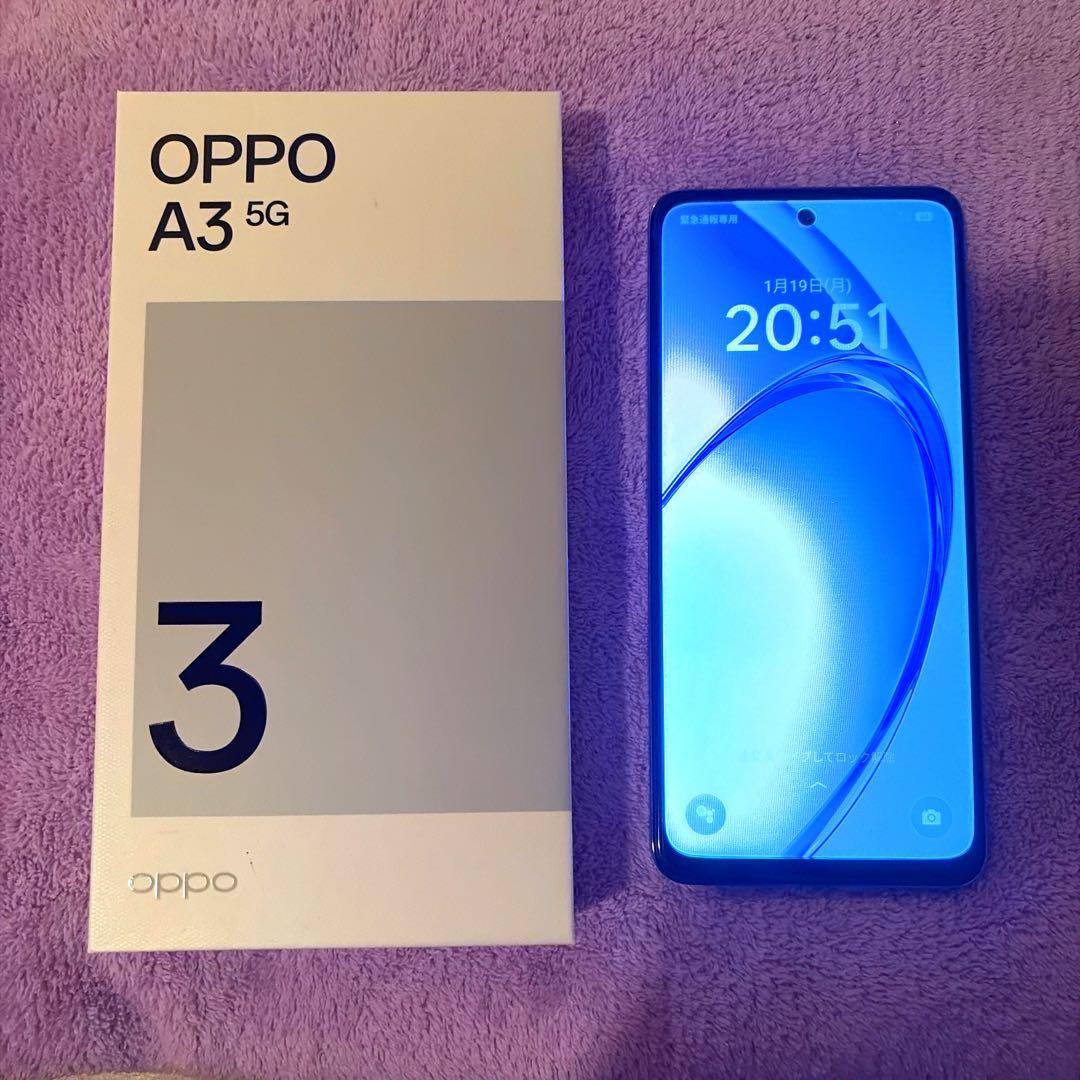 OPPO A3 5G パープル 128GB SIMフリー 美品