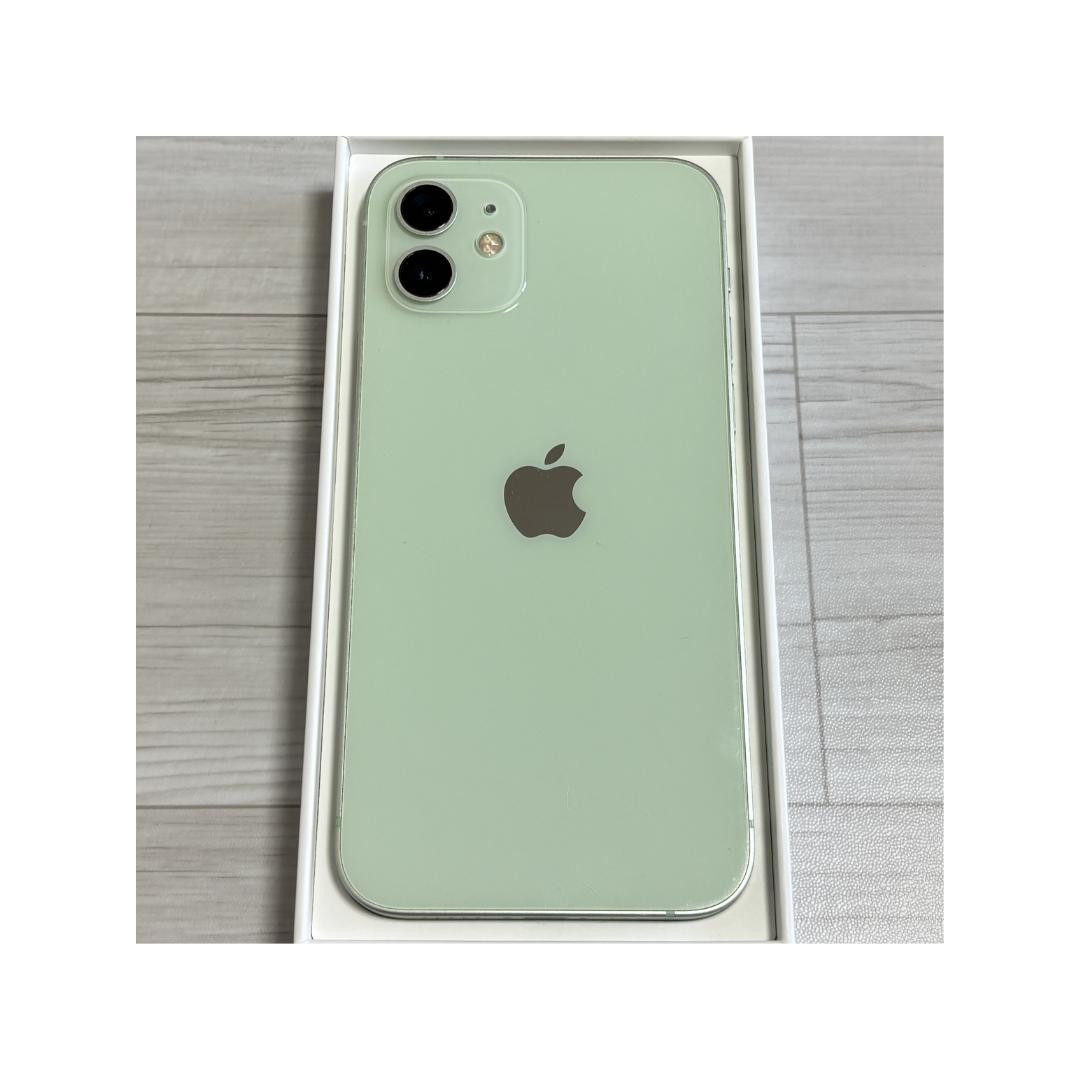 iPhone 12 グリーン 128GB SIMフリー　NEWバッテリー