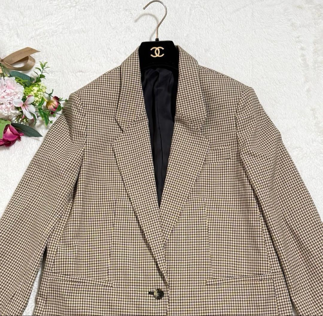 未使用級✨　セオリーリュクス　テーラードジャケット　ウール混　42　24AW