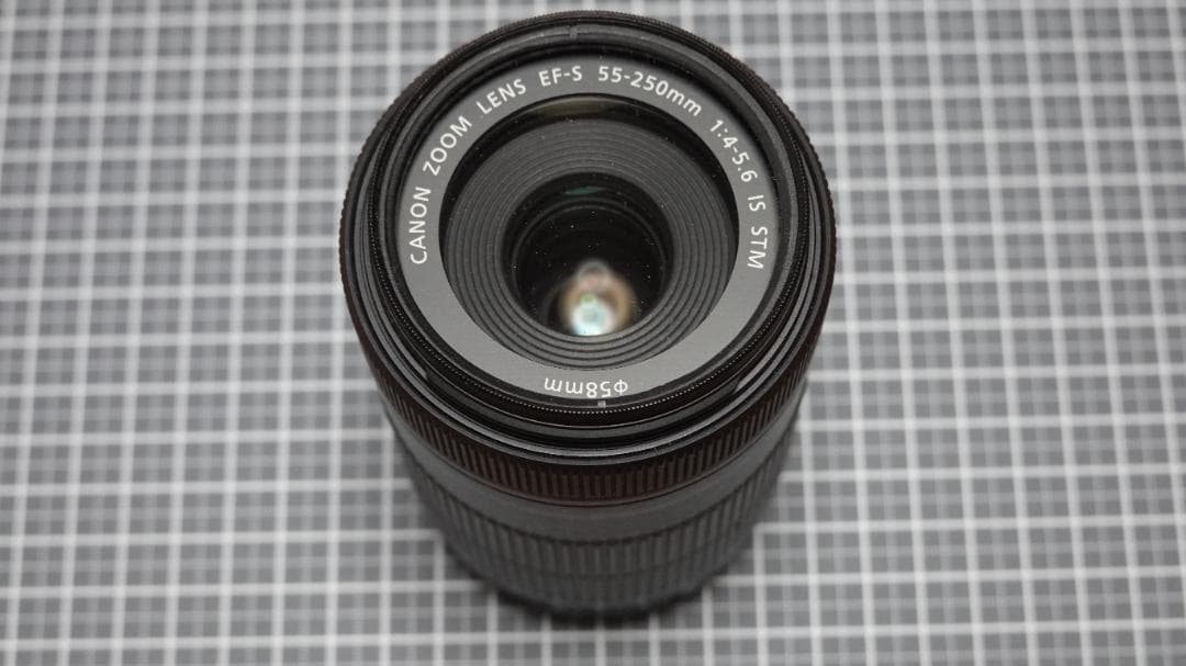 望遠レンズ Canon EFS 55-250mm STM