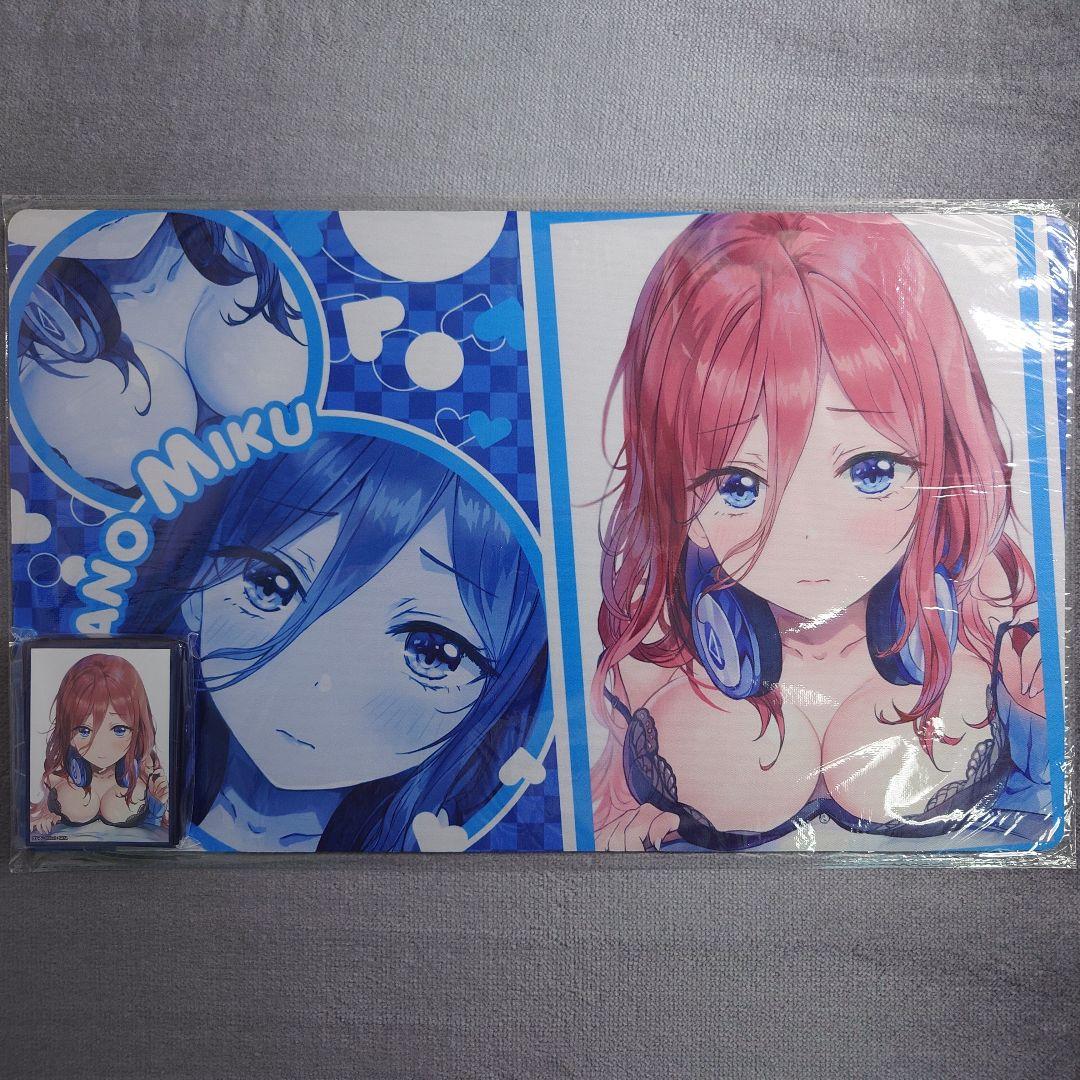 α1 五等分の花嫁 ヘッドフォン&抱きつき&上目遣い 中野三玖 スリーブ&プレマ
