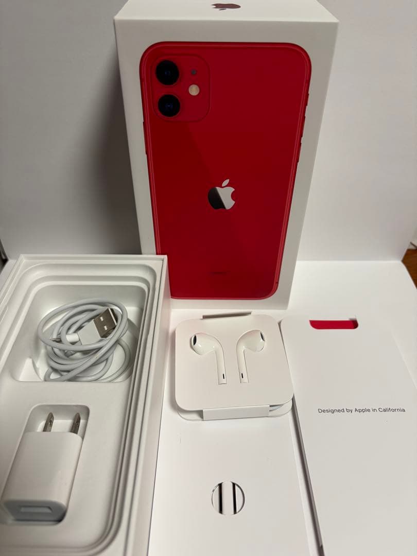 iPhone11 128GB レッド（付属品アリ）