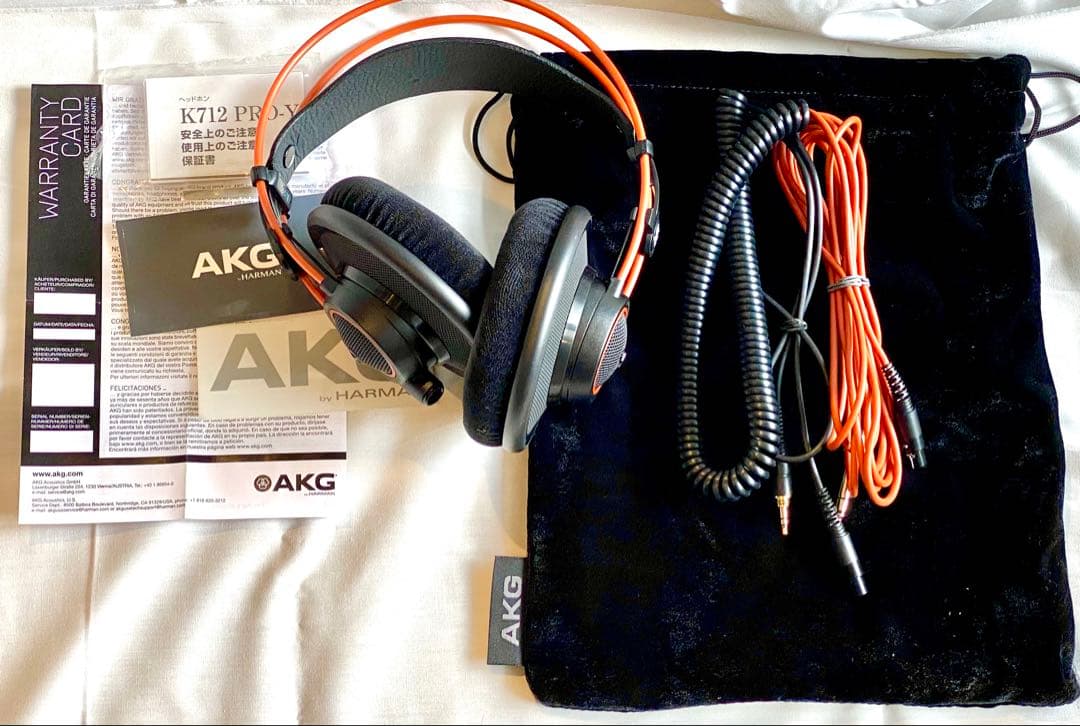AKG K712 PRO 有線ヘッドホン