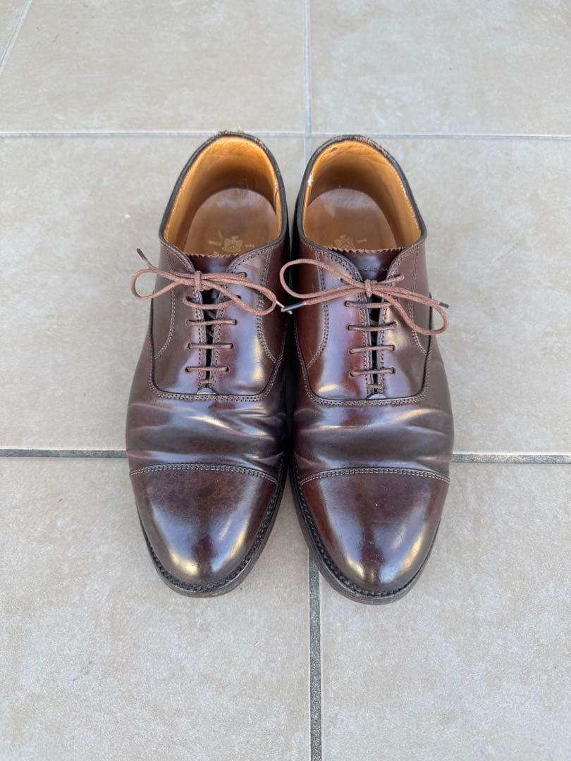 マ*ロ様 【Alden /オールデン】5180 コードバン バーガンディ 6/E