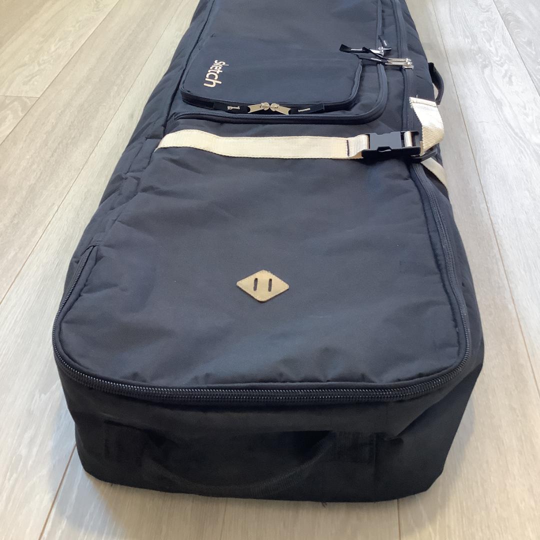 062 sketchウィーリー キャリースノーボードバッグキャスター150cm