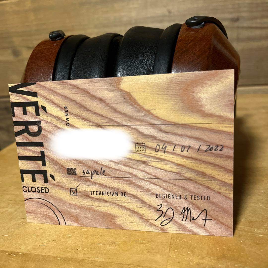 ZMF headphones Verite Closed 密閉型ヘッドホン