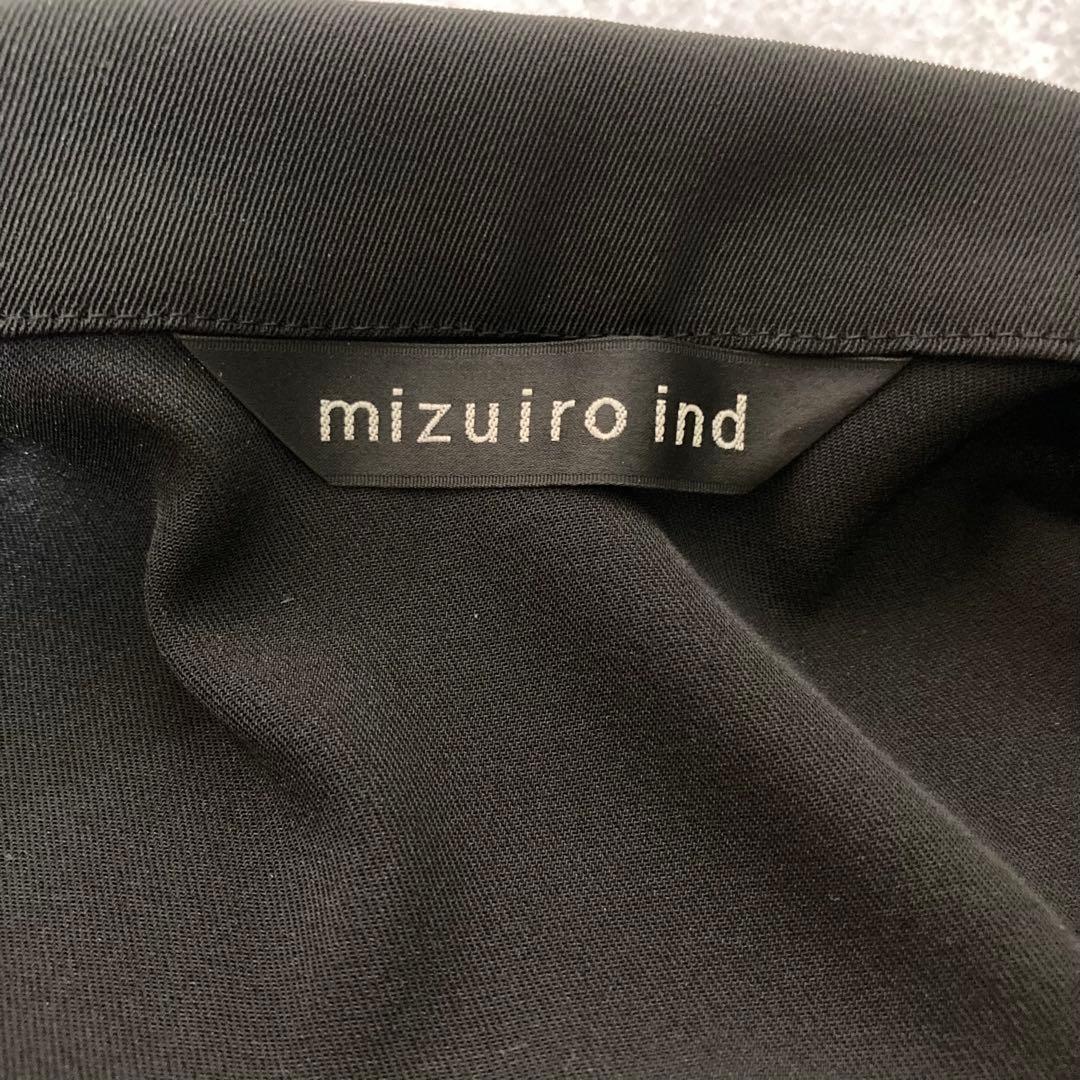 美品　mizuiro ind ミズイロインド　テーラードシャツ ジャケット F