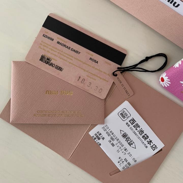 新品 miumiu ミュウミュウ iPhoneX 花柄 スマホケース