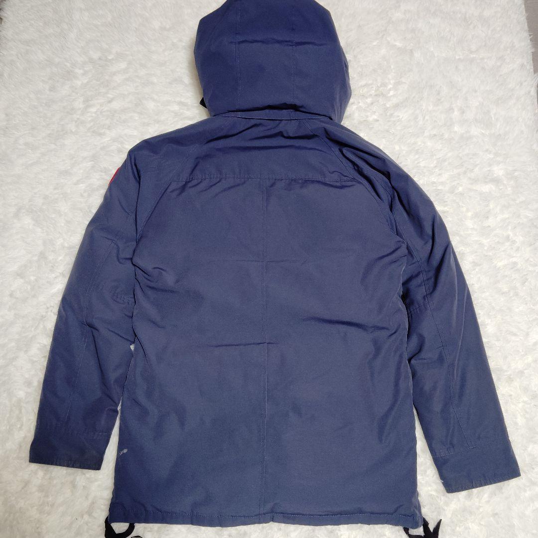 美品 カナダグース ラングレー ダウン L ネイビー 紺 3346JM 希少品