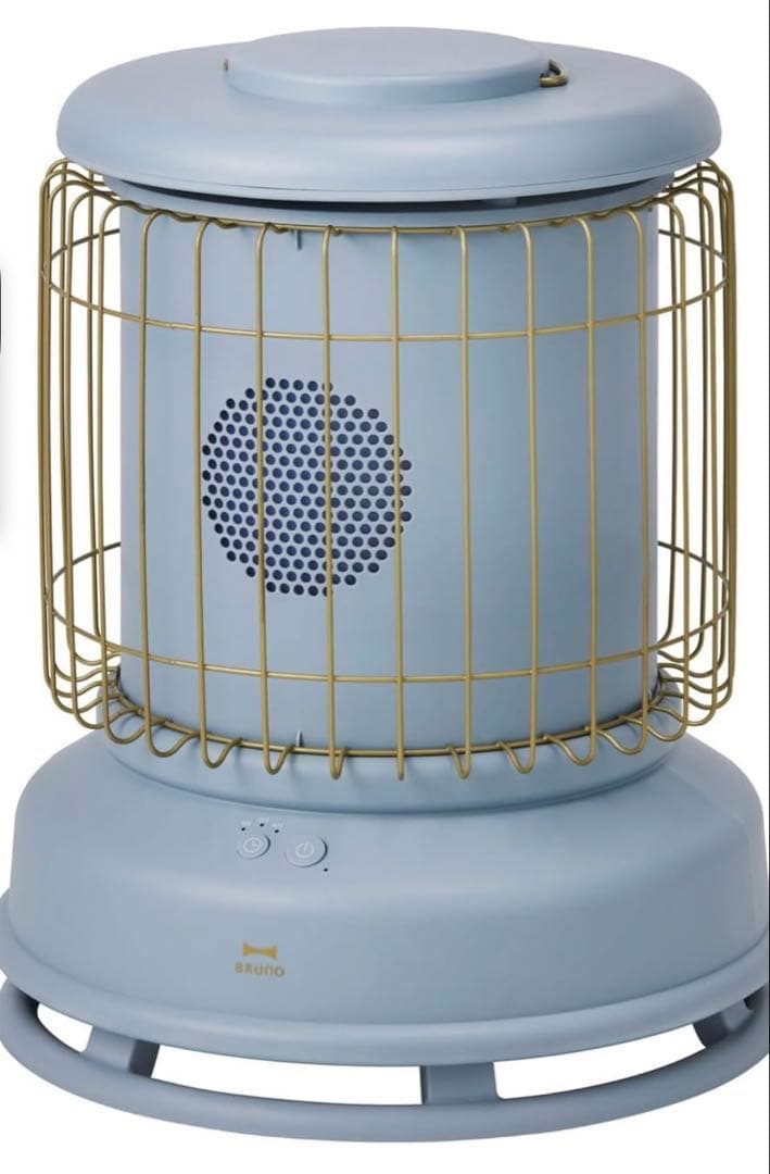 BRUNO 全方位型ファンヒーター Classic Stove アッシュブルー