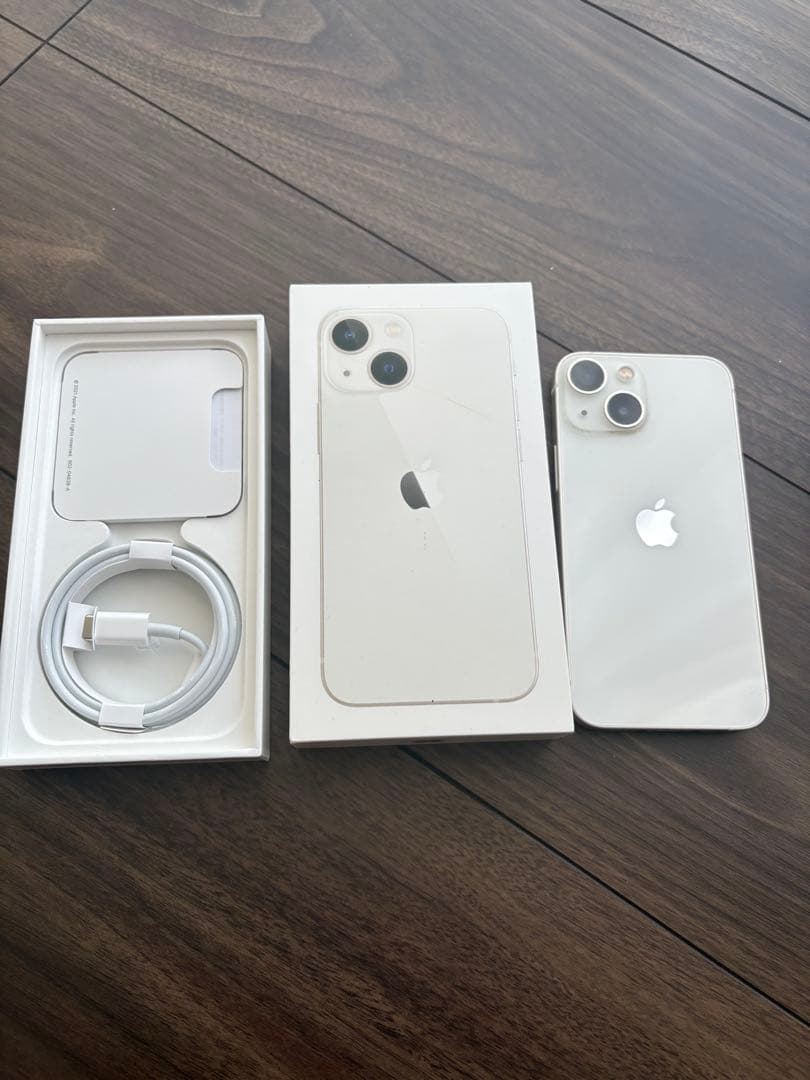 iPhone 13mini 256gb スターライト　ホワイト