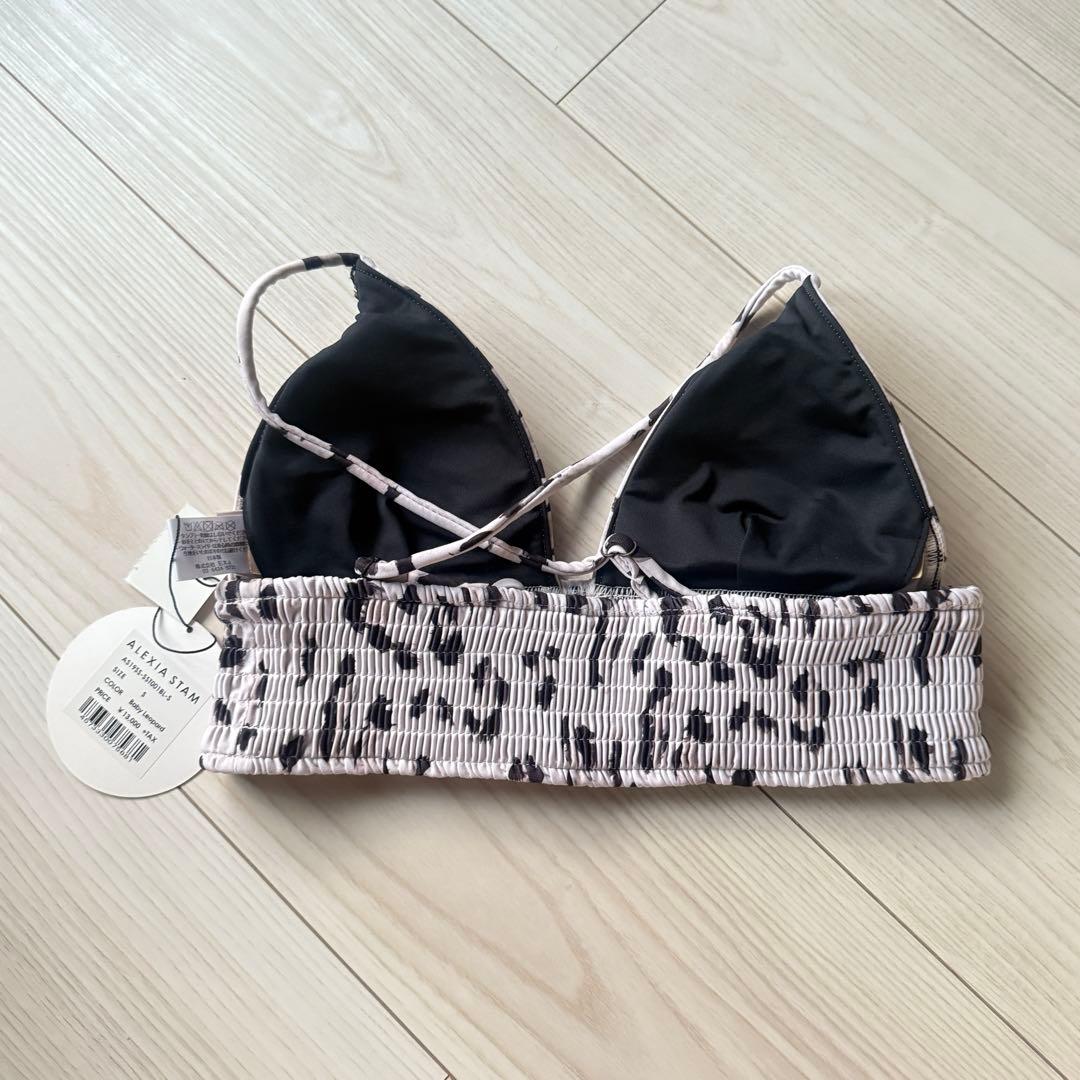 [タグ付き新品] ALEXIA STAM レオパード柄 水着 ビキニ