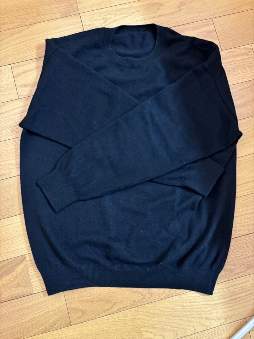 cash&barba モンゴリアンカシミヤ セットアップ ブラック サイズ2