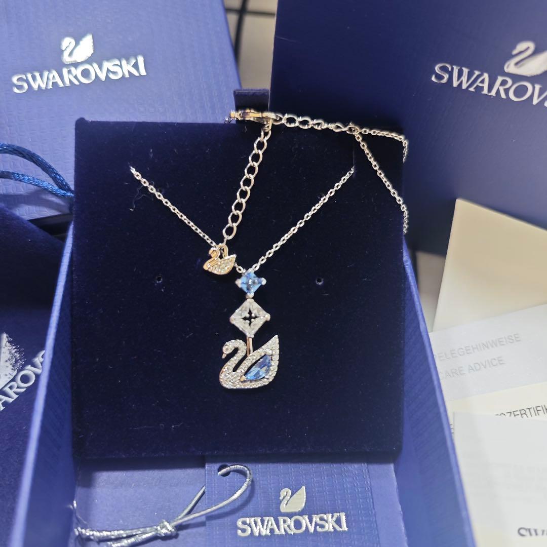 スワロフスキー Swarovski Dancing Swan ネックレスs925