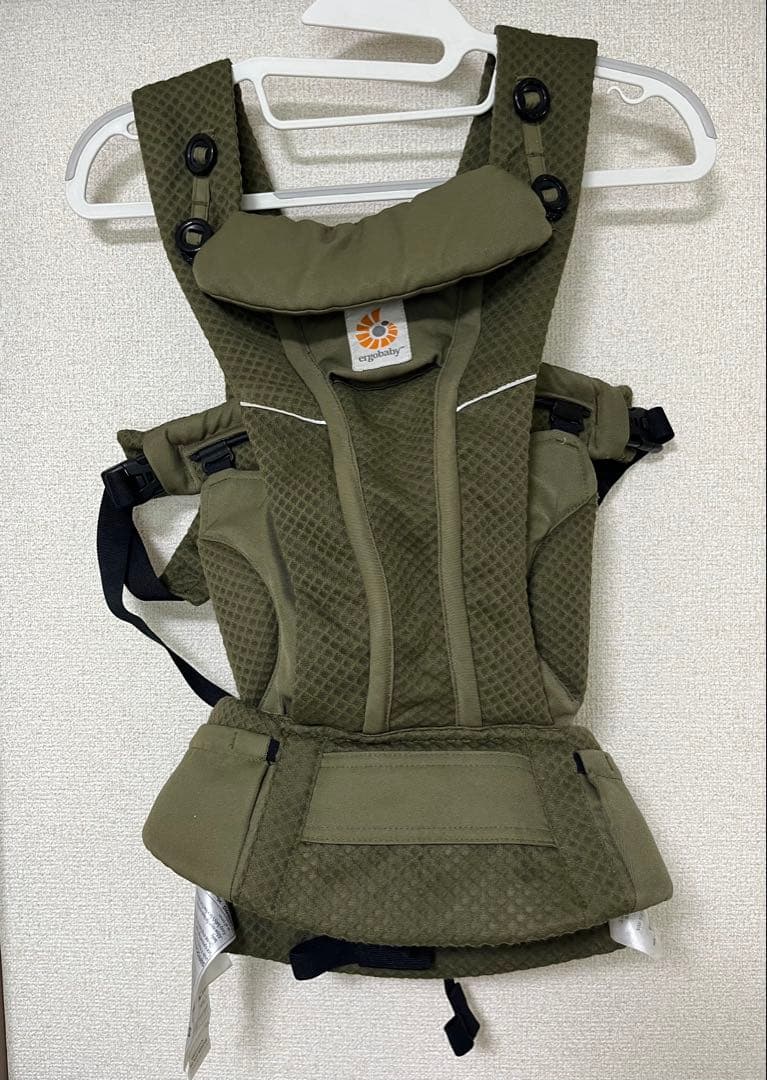 【美品】エルゴ オムニブリーズ カーキ 前向き