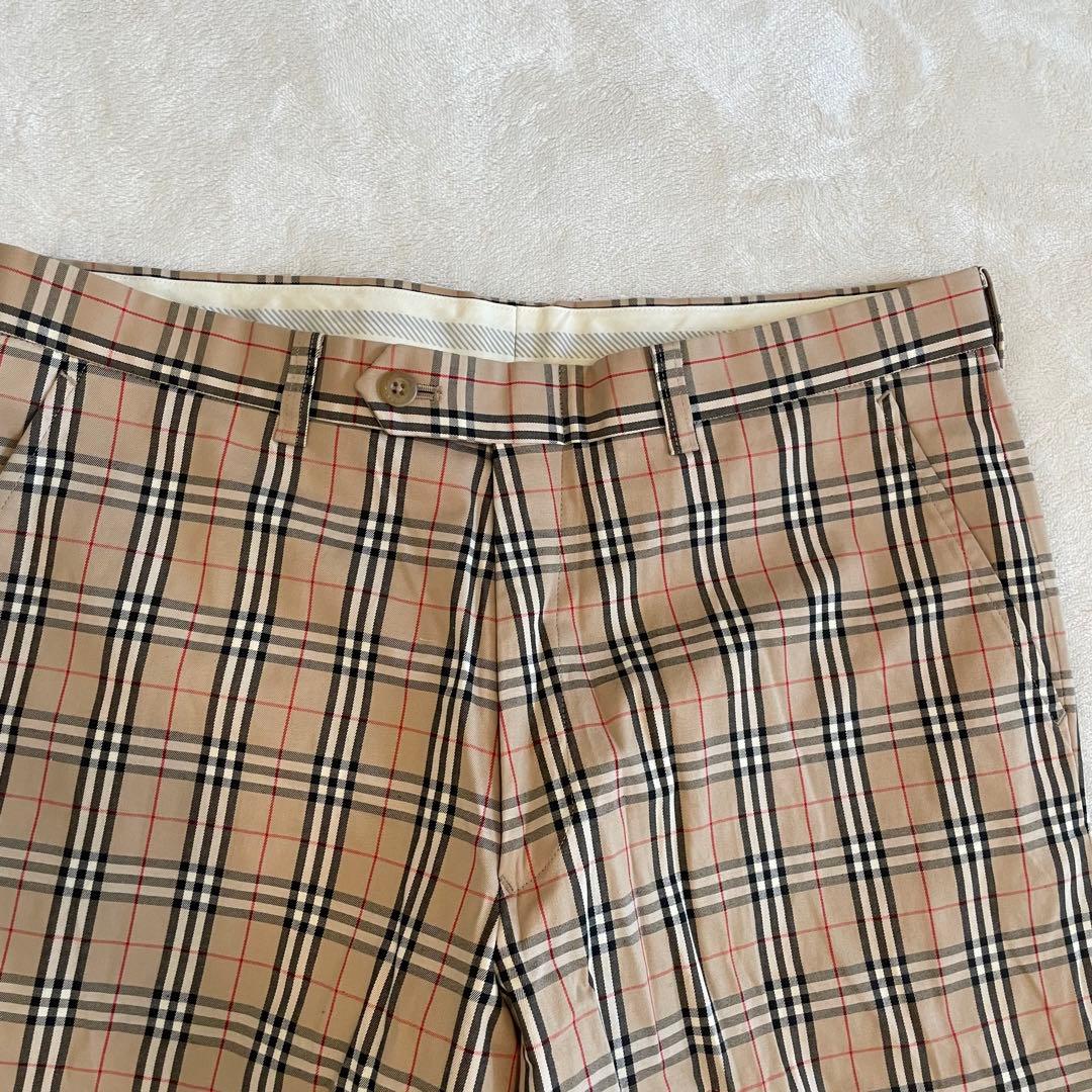 【美品】BURBERRY バーバリー　ノバチェック柄　パンツ　85cm 日本製