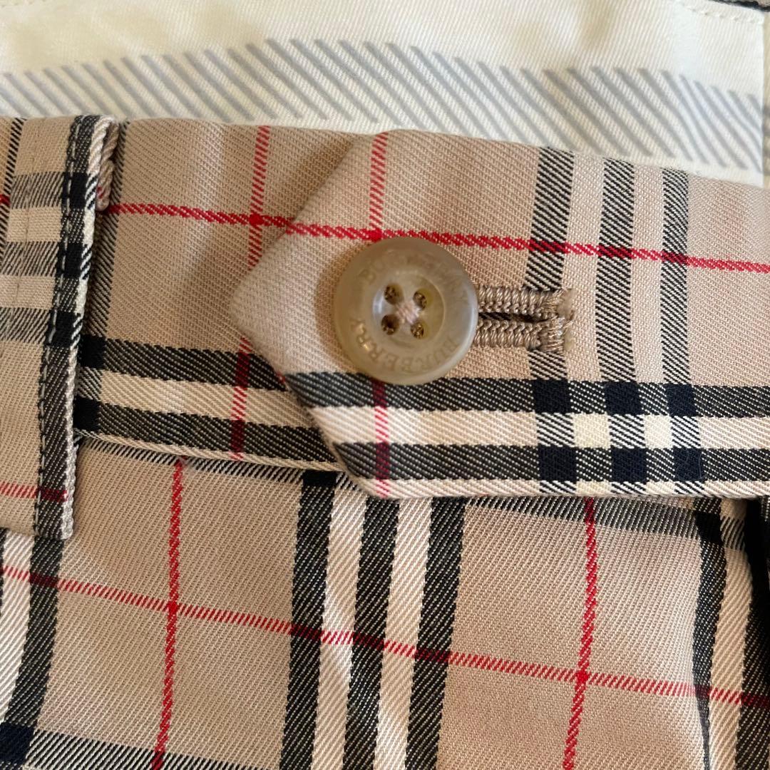 【美品】BURBERRY バーバリー　ノバチェック柄　パンツ　85cm 日本製