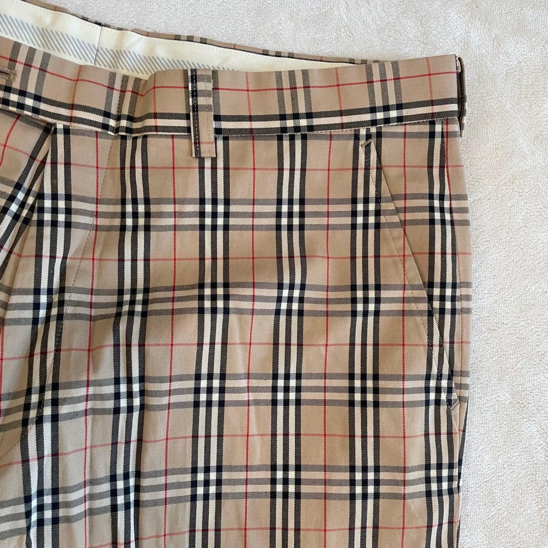【美品】BURBERRY バーバリー　ノバチェック柄　パンツ　85cm 日本製