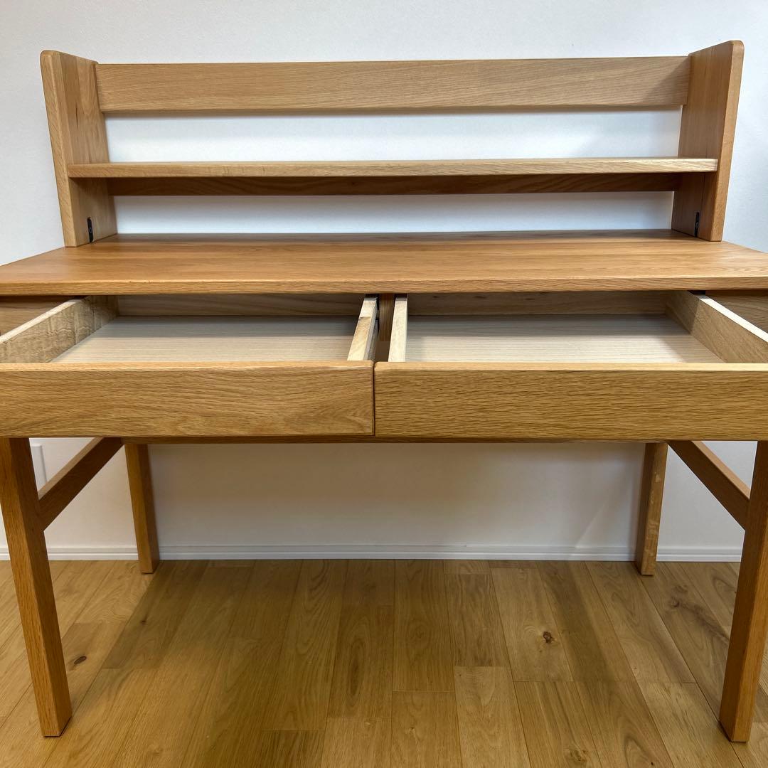 ★さとみ★◼️超美品◼️MUJI 無印良品◼️オーク無垢材デスク