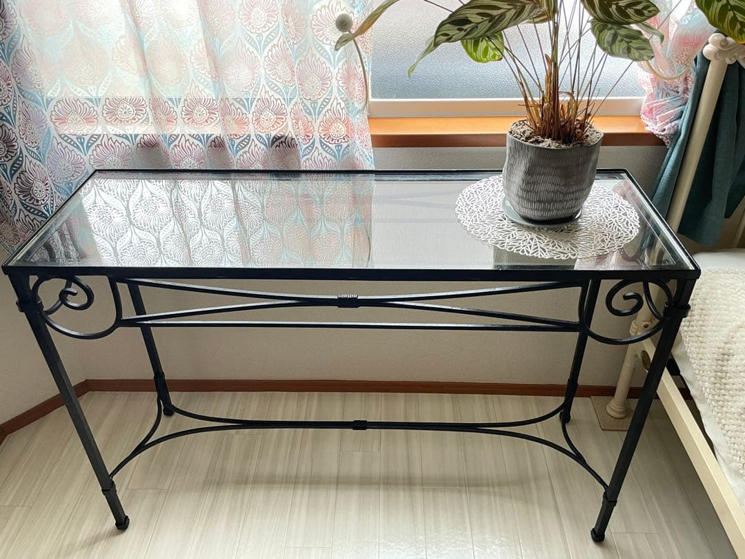 専用◆貴重ローラアシュレイ1990年代頃購入コンソールアイアンブラック