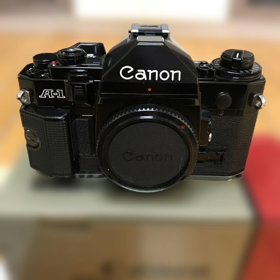 Canon A-1 フィルム一眼レフカメラ　モータードライブMA 箱付き