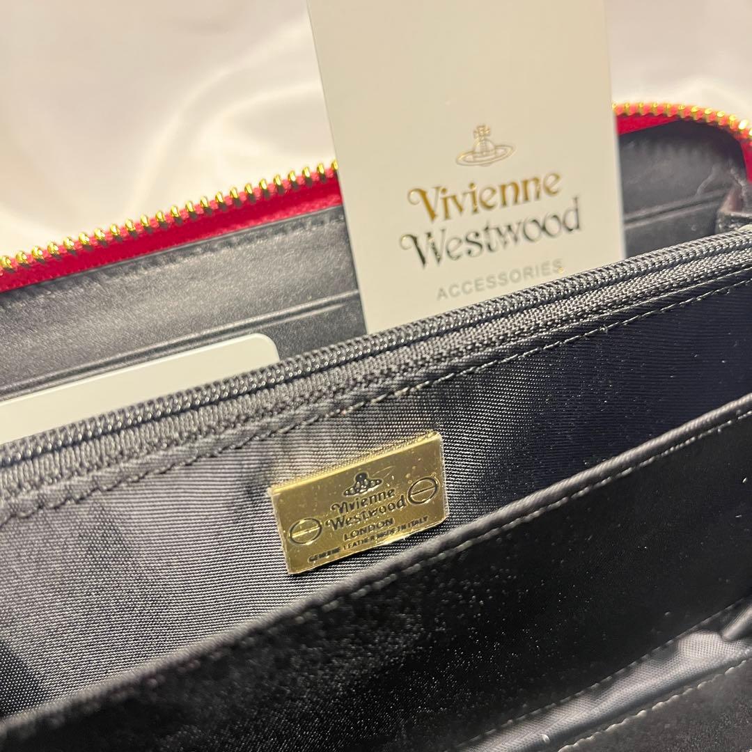 新品 Vivienne Westwood ピンク エキシビジョン 長財布