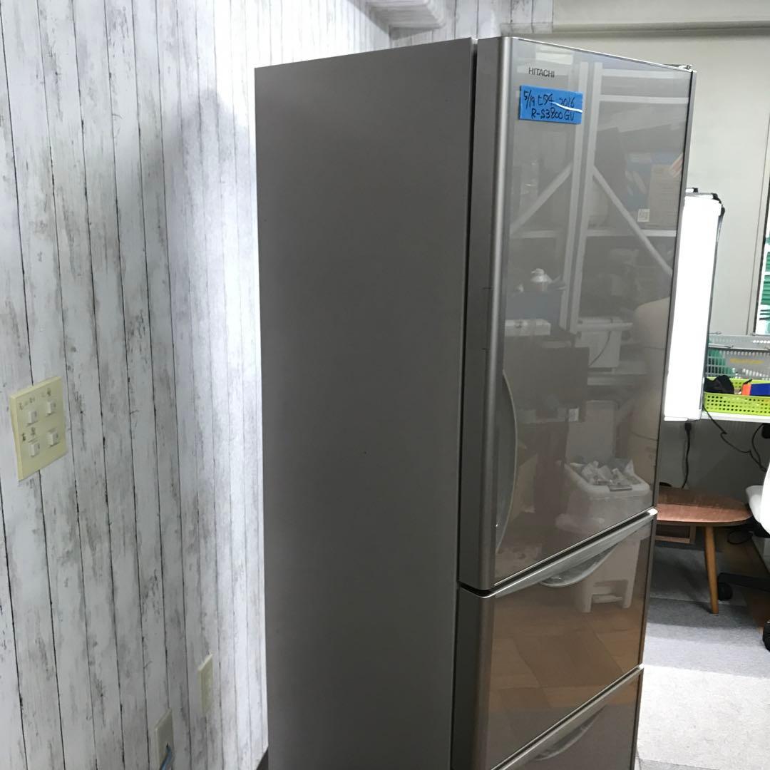 【美品】HITACHI　ノンフロン冷凍冷蔵庫　R-S3800GV　2016年　H