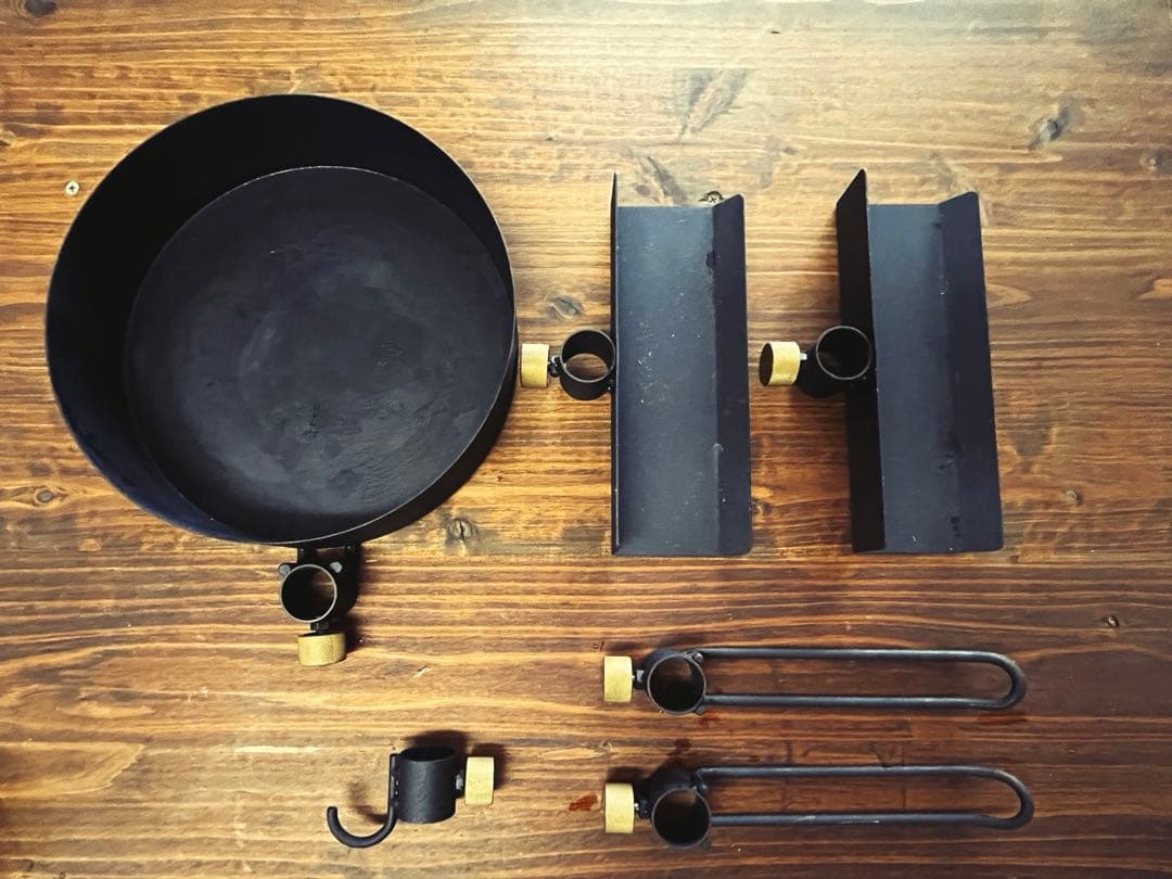 ドローアラインの突っ張り棒用パーツ　セット