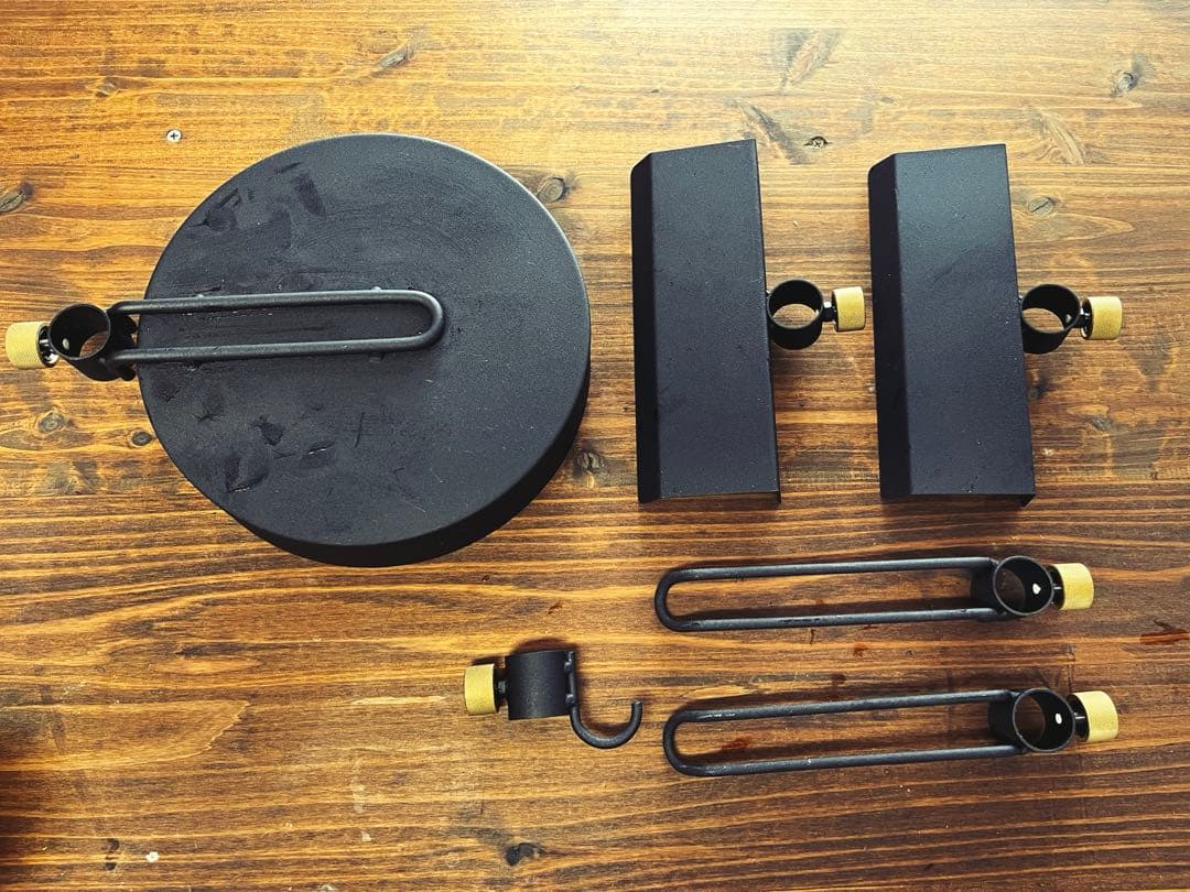 ドローアラインの突っ張り棒用パーツ　セット