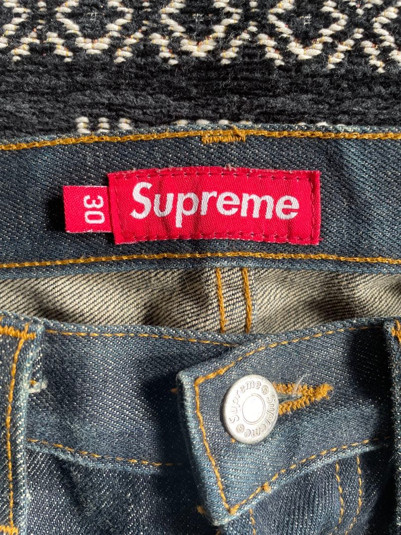 Supreme Rigid Slim Jean インディゴデニム30
