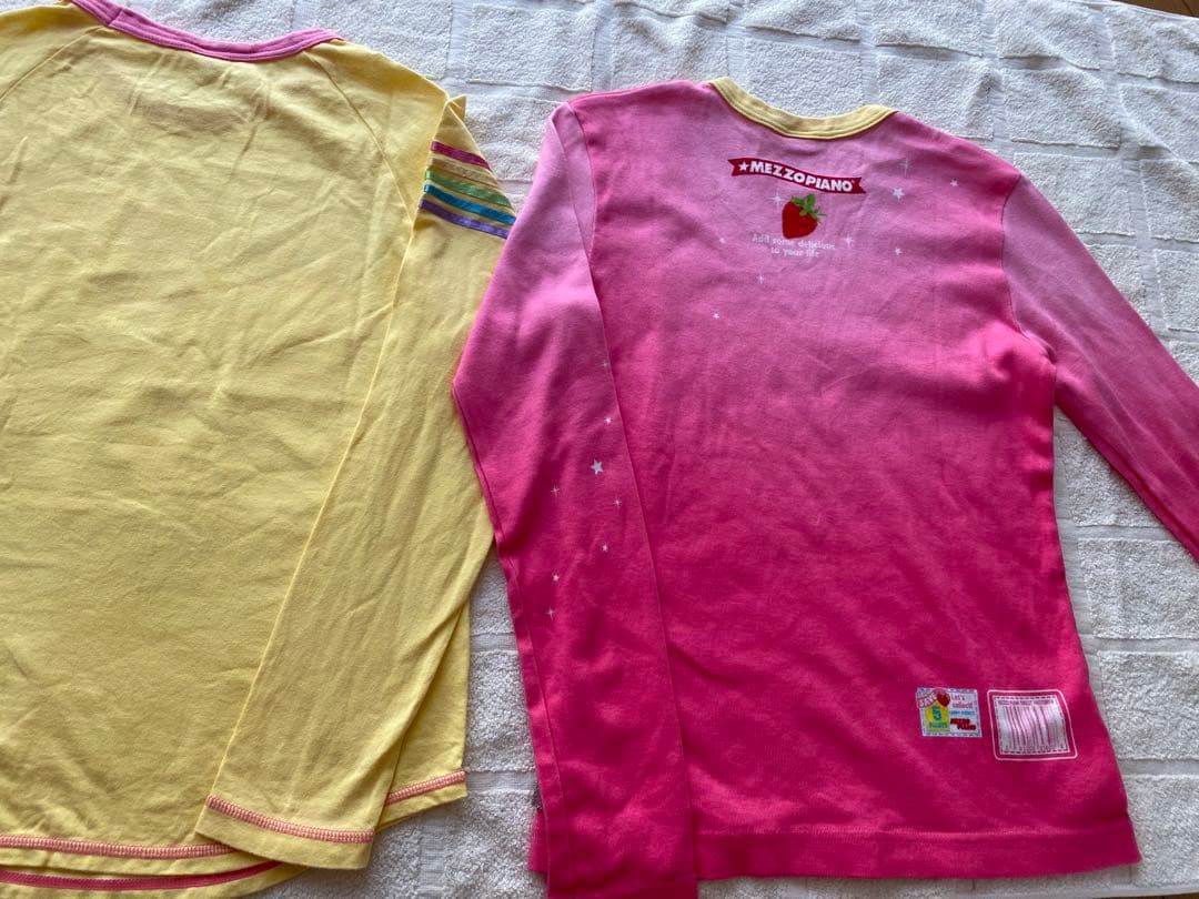mezzo piano メゾピアノ　3点セット　長袖Tシャツ　当時品　レア　美品