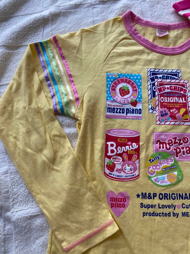 mezzo piano メゾピアノ　3点セット　長袖Tシャツ　当時品　レア　美品