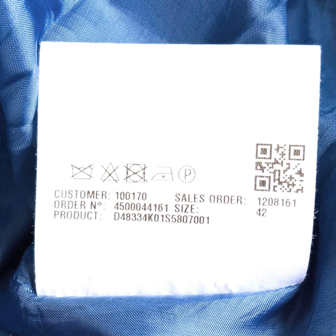 キートン ロングワンピース カシミヤシルクブレンド グレンチェック イタリア製