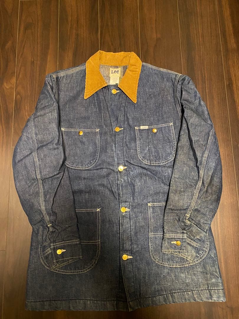 Lee デニムカバーオール 濃紺　インナー付
