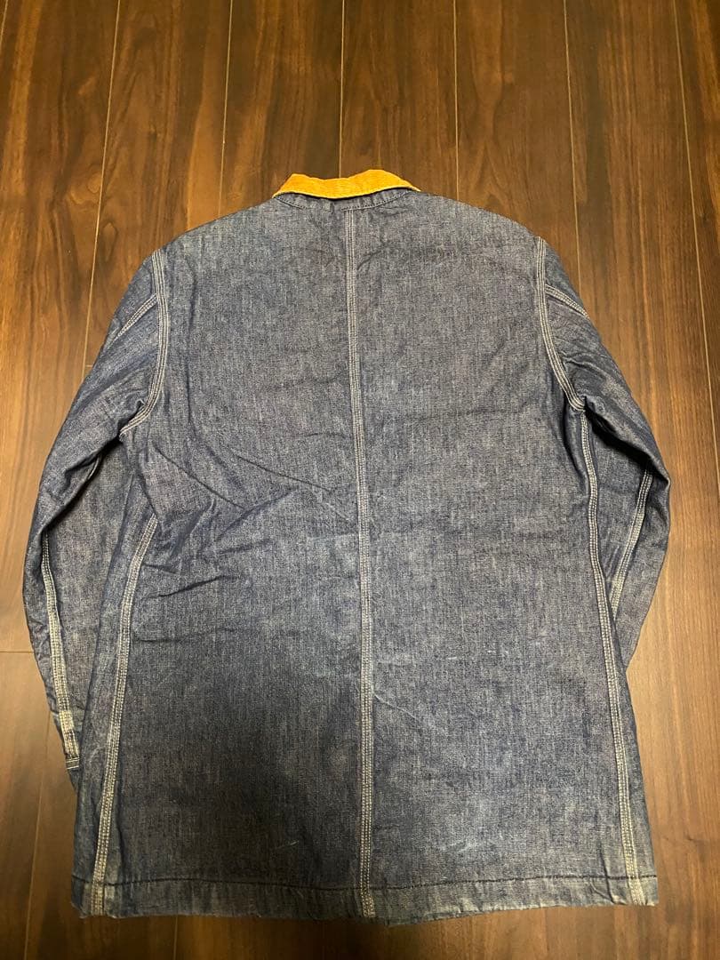 Lee デニムカバーオール 濃紺　インナー付