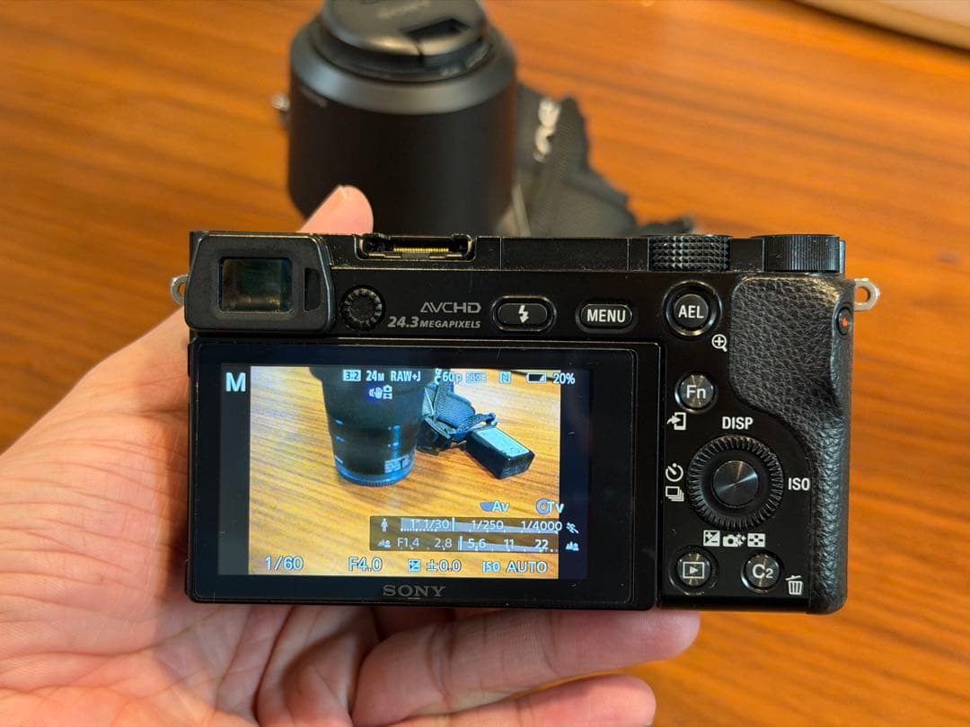 SONY α6000 ミラーレスカメラ ダブルズームキット SDカード付き
